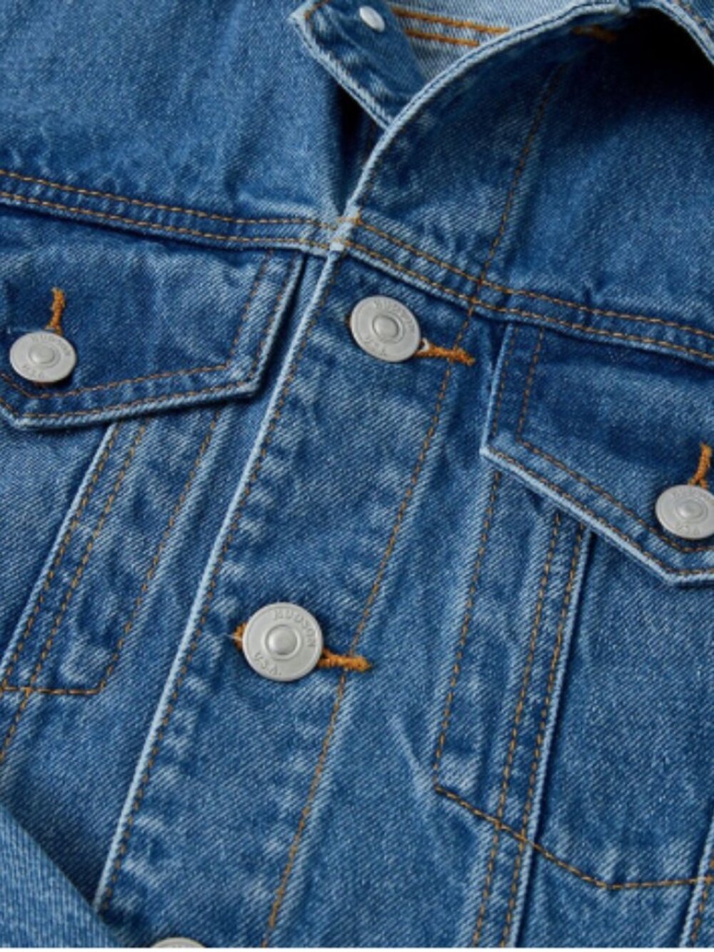NWT Hudson Jeans Classic Trucker Denim Jacket (Size 14-16) - Picture 6 of 8